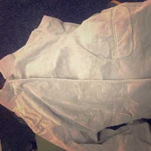 Grey corduroy button up jacket worn once